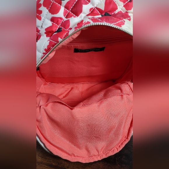 Nanette Lepore Small Quilted Nylon Floral Print Backpack - Picture 7 of 9